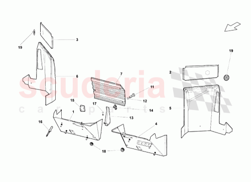 Part Diagram for Lamborghini 400805030A
