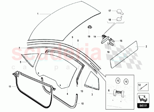 Part Diagram for Lamborghini 476831731E
