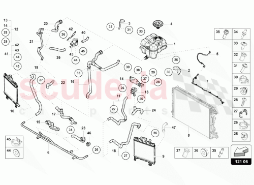 Part Diagram for Lamborghini 4M0121063D