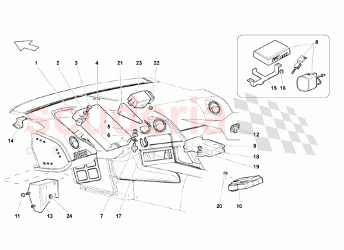 Part Diagram for Lamborghini N0206253