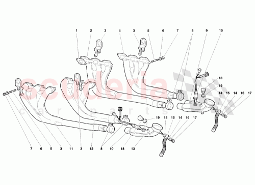 Part Diagram for Lamborghini 0044001236