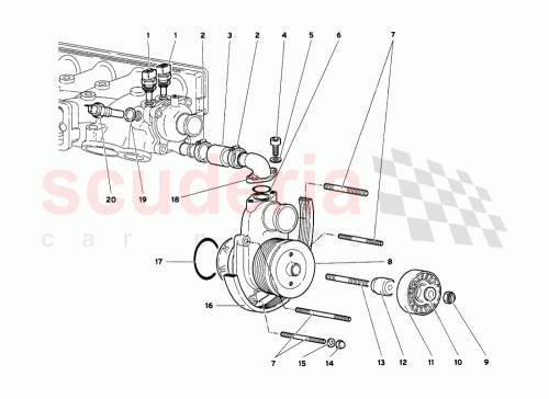 Part Diagram for Lamborghini 0014004297