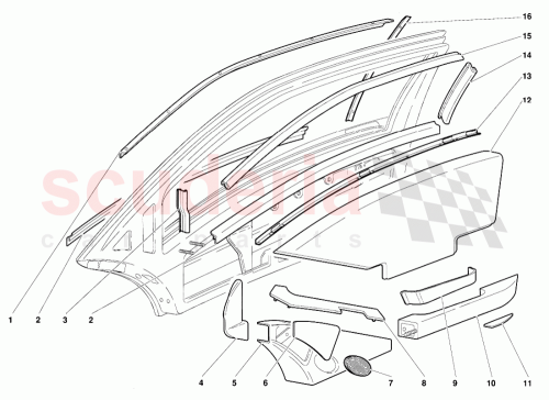 Part Diagram for Lamborghini 009421502