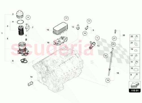 Part Diagram for Lamborghini 06M198405F