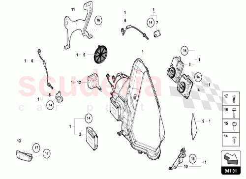 Part Diagram for Lamborghini 471941004L