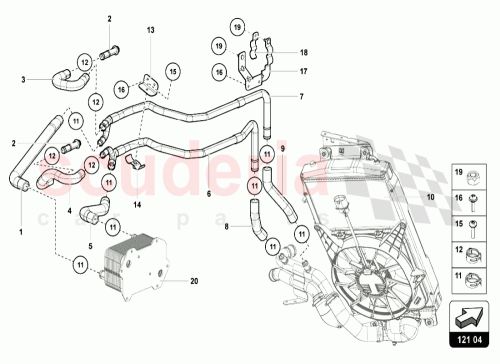Part Diagram for Lamborghini 470121079C