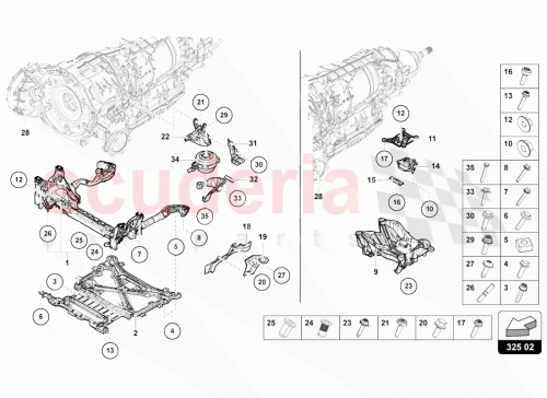 Part Diagram for Lamborghini 4M0399299D