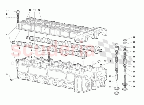 Part Diagram for Lamborghini 001220993