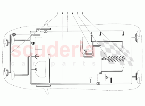 Part Diagram for Lamborghini 006135127