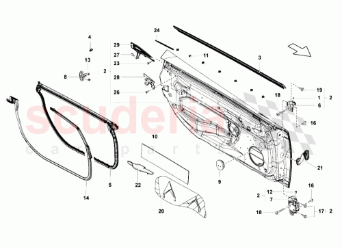 Part Diagram for Lamborghini 407837911D