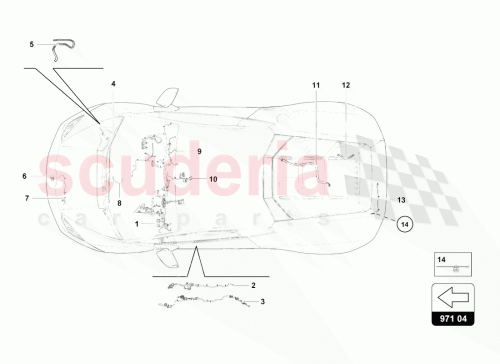 Part Diagram for Lamborghini 4T1971035E