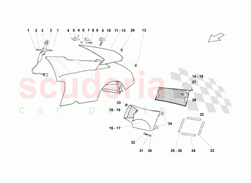 Part Diagram for Lamborghini 429119362