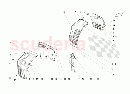 Part Diagram for Lamborghini 400821192D