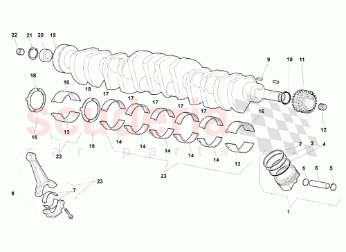 Part Diagram for Lamborghini 07M107393