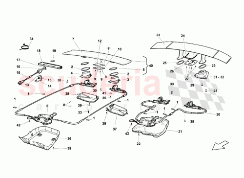 Part Diagram for Lamborghini 407103749A