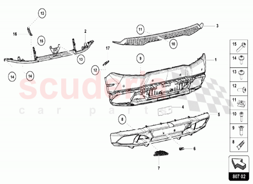 Part Diagram for Lamborghini N10748001