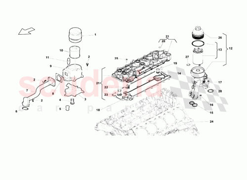 Part Diagram for Lamborghini 079103175E