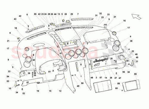 Part Diagram for Lamborghini 402858794L