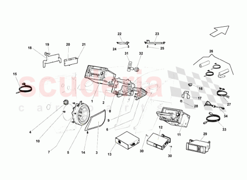Part Diagram for Lamborghini 400857053F