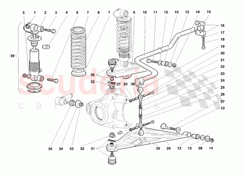 Part Diagram for Lamborghini 005134057