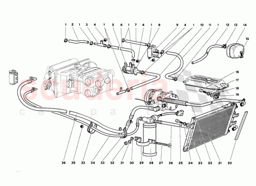 Part Diagram for Lamborghini 0045006130
