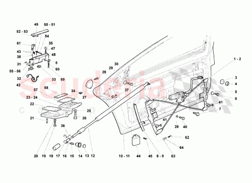 Part Diagram for Lamborghini 418837403