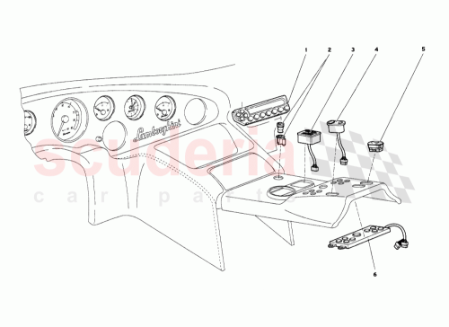 Part Diagram for Lamborghini 410959565