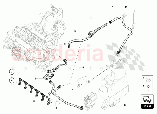 Part Diagram for Lamborghini 470103595A