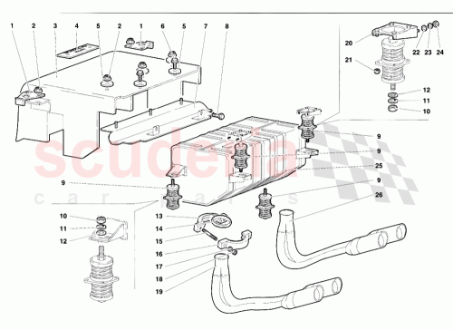 Part Diagram for Lamborghini 008451005