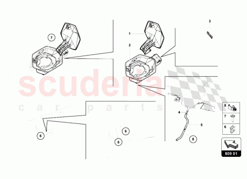 Part Diagram for Lamborghini N90681401