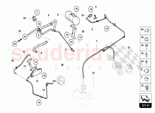Part Diagram for Lamborghini 470131429A