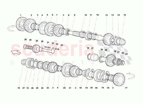 Part Diagram for Lamborghini 086311348B