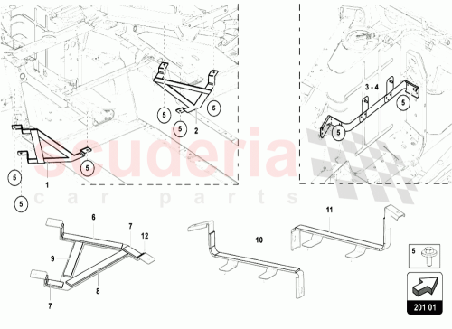 Part Diagram for Lamborghini 470201365A