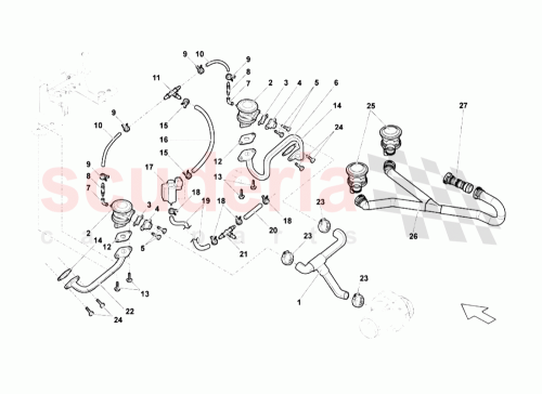 Part Diagram for Lamborghini 079131101F
