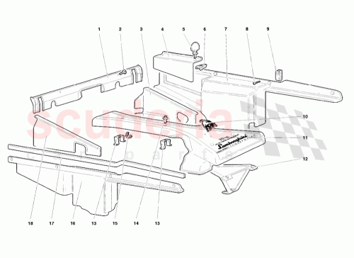Part Diagram for Lamborghini 009911607