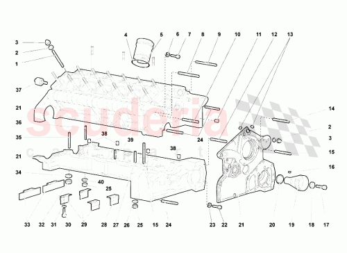Part Diagram for Lamborghini 008300917