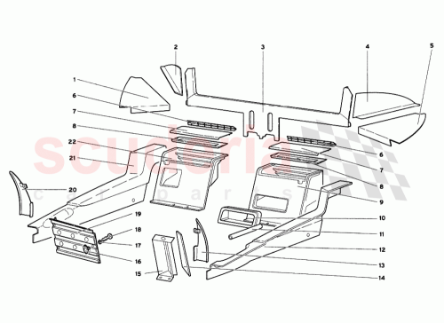 Part Diagram for Lamborghini 0078007236