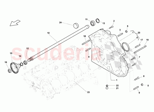 Part Diagram for Lamborghini 07L103037