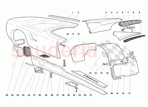Part Diagram for Lamborghini 009411500