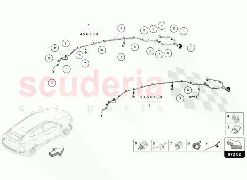 Part Diagram for Lamborghini 4ML971104C