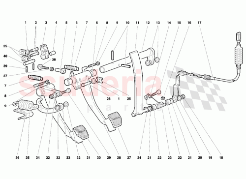 Part Diagram for Lamborghini 004228349