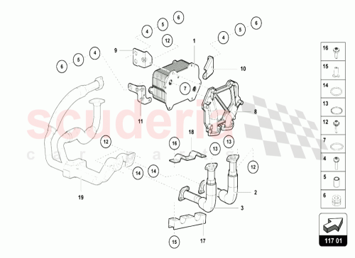Part Diagram for Lamborghini 470117187A