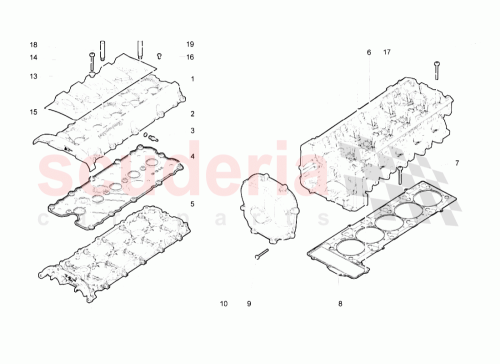 Part Diagram for Lamborghini 07L103483D