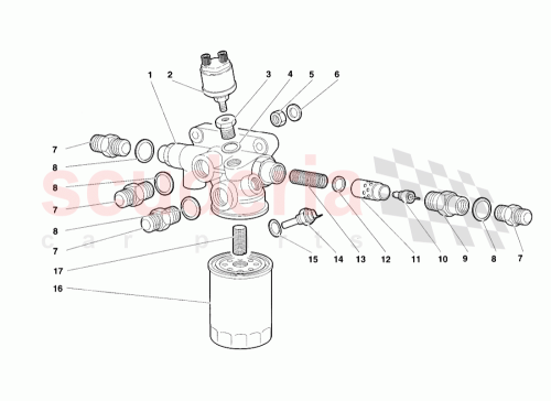 Part Diagram for Lamborghini 001505914