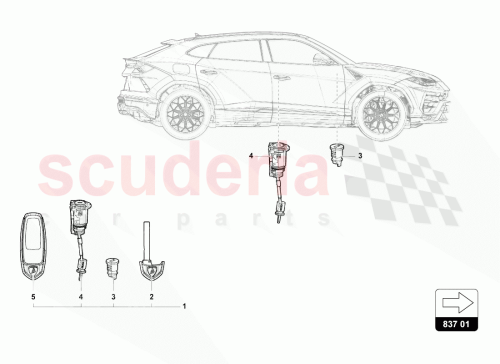 Part Diagram for Lamborghini 4ML898374CAIF