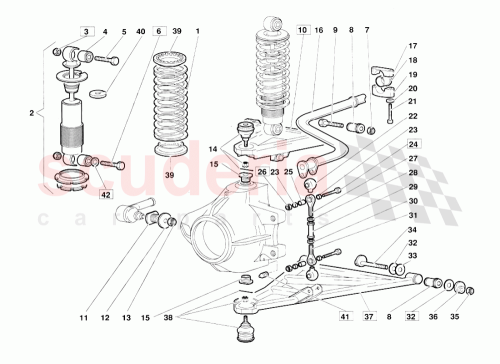 Part Diagram for Lamborghini 005127024