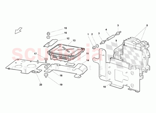 Part Diagram for Lamborghini 086927156P
