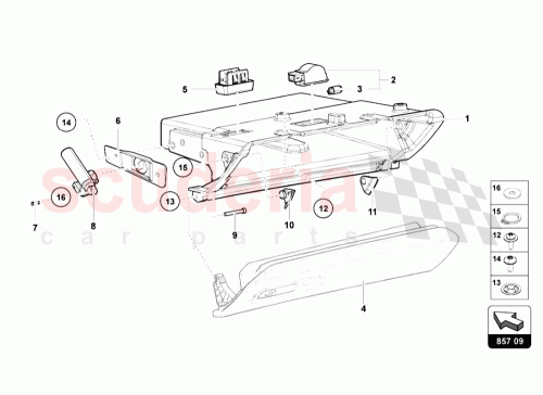 Part Diagram for Lamborghini 8E1880324