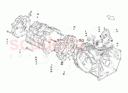 Part Diagram for Lamborghini 086301201G