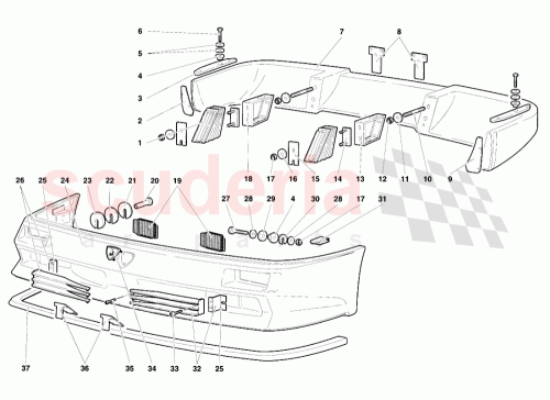 Part Diagram for Lamborghini 009463135